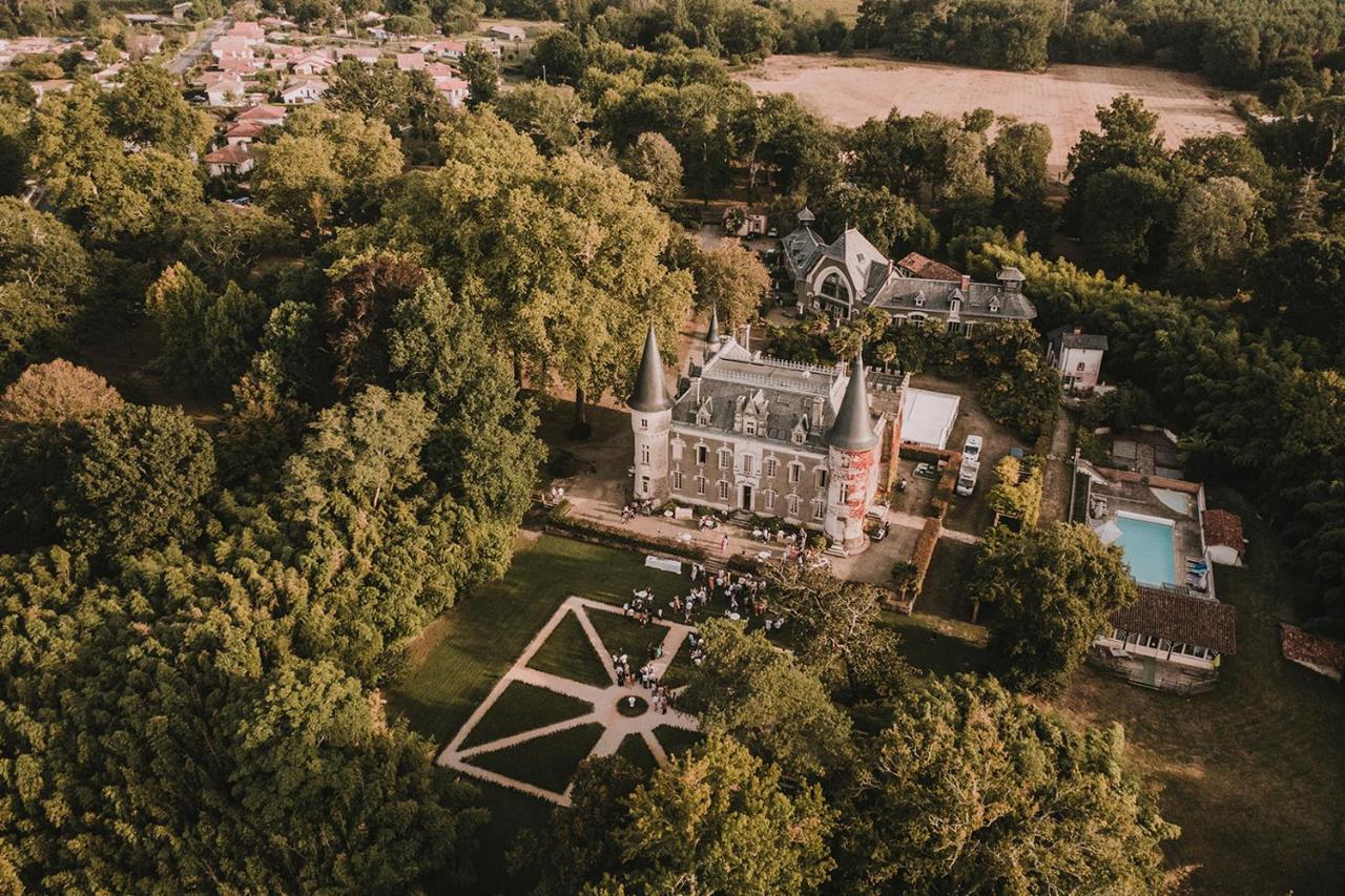 Chateau Belle Epoque - Chambres D'Hotes & Gites Linxe Dış mekan fotoğraf