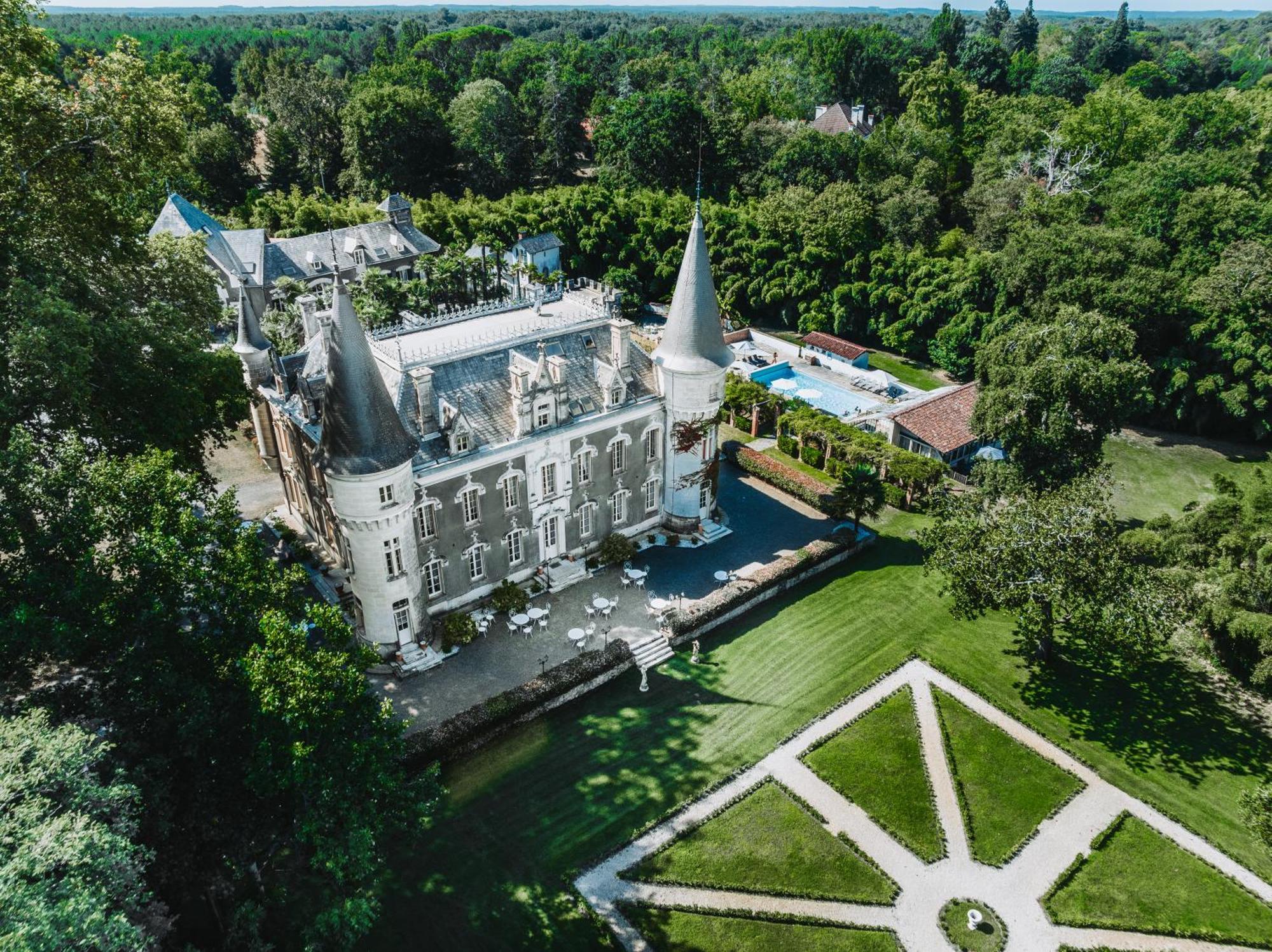 Chateau Belle Epoque - Chambres D'Hotes & Gites Linxe Dış mekan fotoğraf