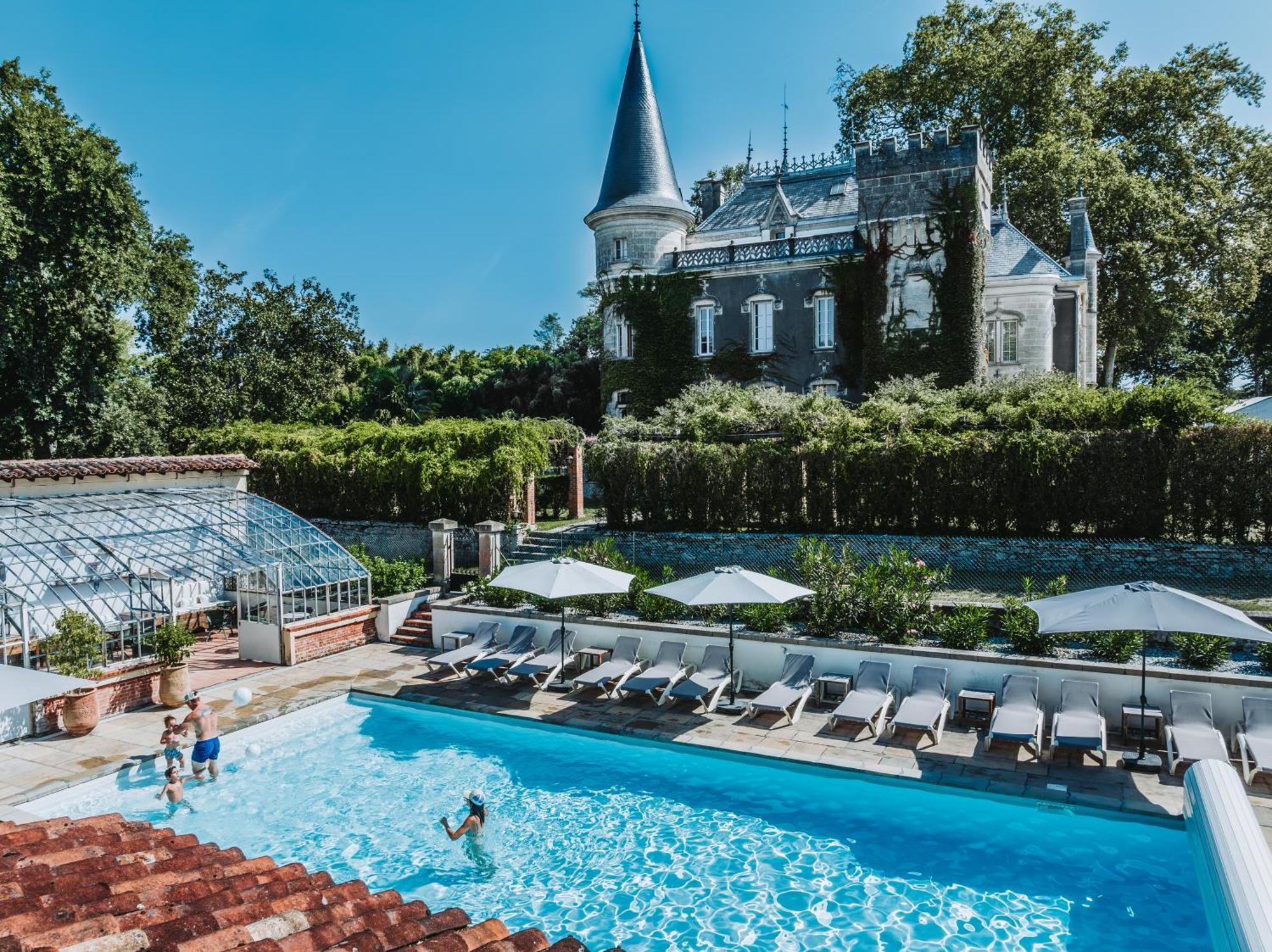 Chateau Belle Epoque - Chambres D'Hotes & Gites Linxe Dış mekan fotoğraf